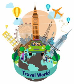 免费地球插画素材与模板下载指南 千图网助力国内旅游设计